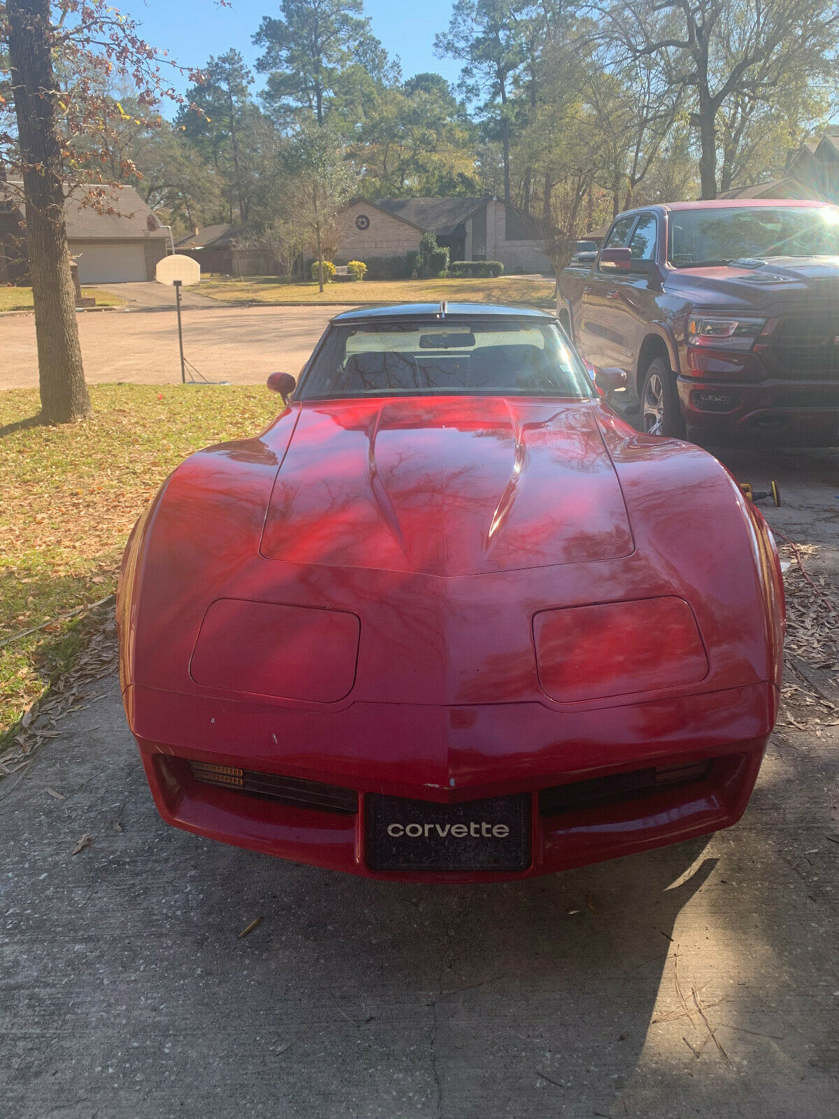 1981 Red Chevrolet Corvette