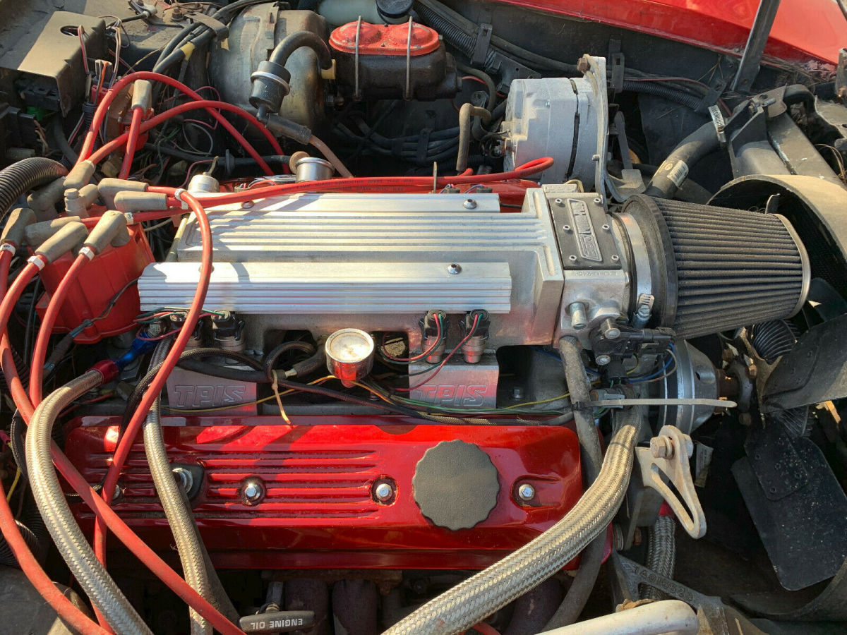 1981 Red Chevrolet Corvette