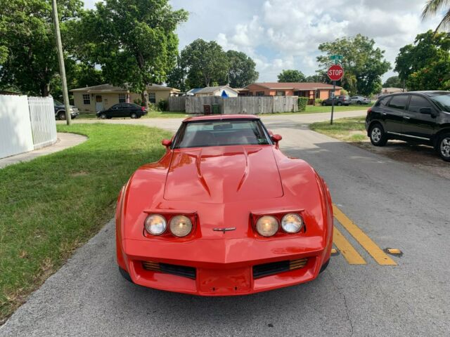 1981 Red Chevrolet Corvette