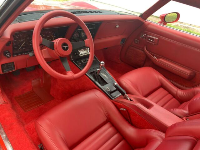 1981 Red Chevrolet Corvette