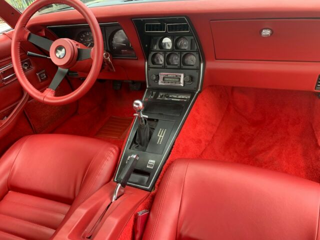 1981 Red Chevrolet Corvette