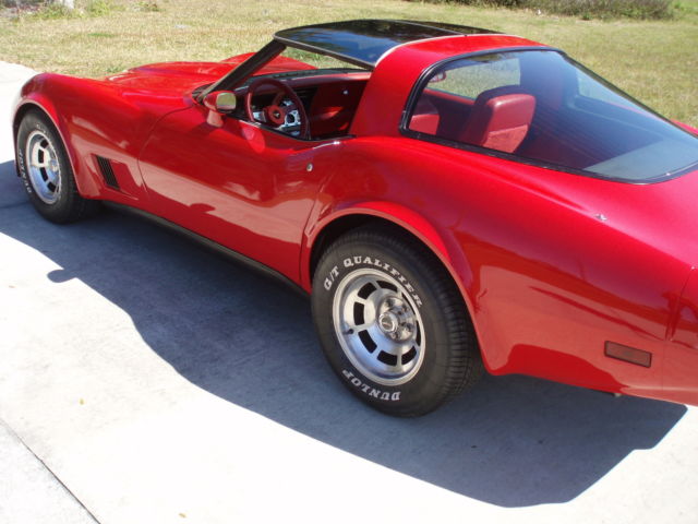 1981 Red Chevrolet Corvette Coupe