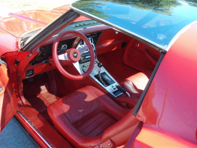 1981 Red Chevrolet Corvette Coupe