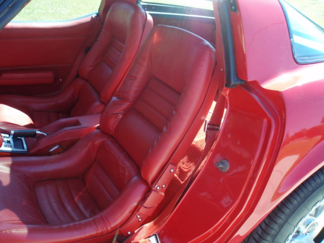 1981 Red Chevrolet Corvette Coupe