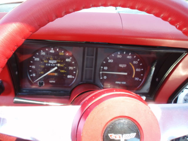1981 Red Chevrolet Corvette Coupe