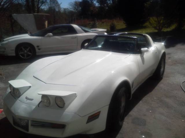 1981 White Chevrolet Corvette Coupe