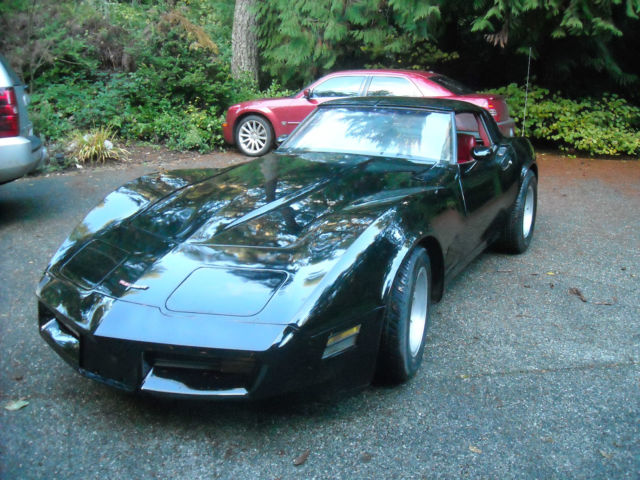 1981 Black Chevrolet Corvette Coupe