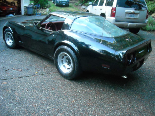 1981 Black Chevrolet Corvette Coupe
