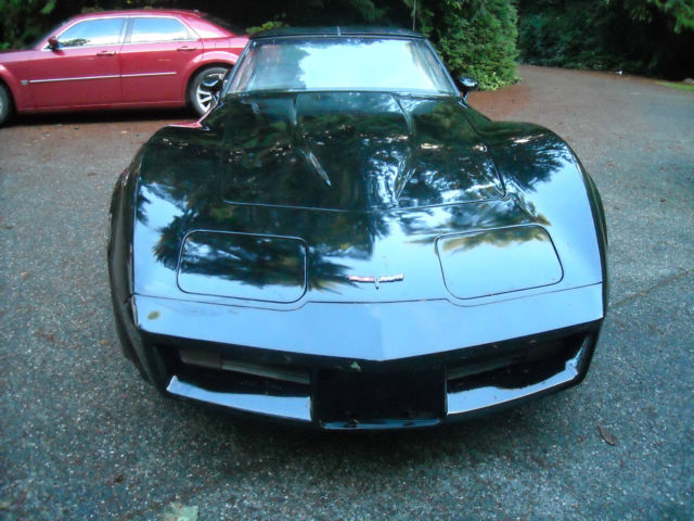 1981 Black Chevrolet Corvette Coupe