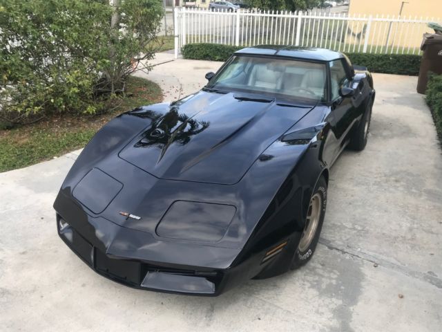 1981 Black Chevrolet Corvette