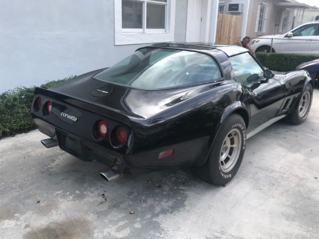 1981 Black Chevrolet Corvette