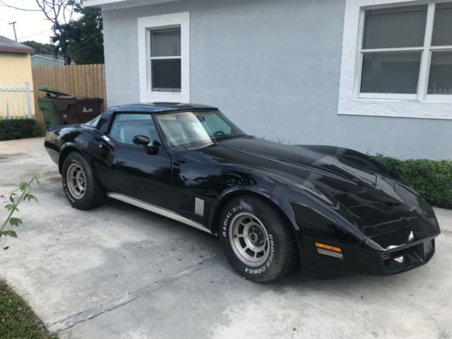 1981 Black Chevrolet Corvette