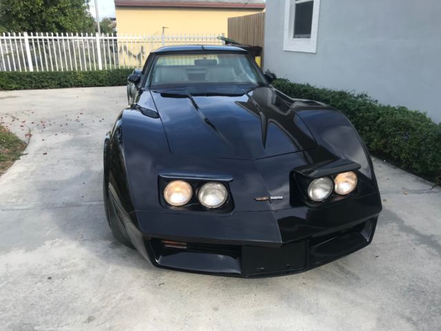 1981 Black Chevrolet Corvette