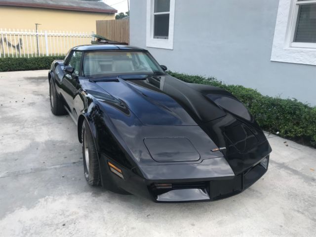 1981 Black Chevrolet Corvette