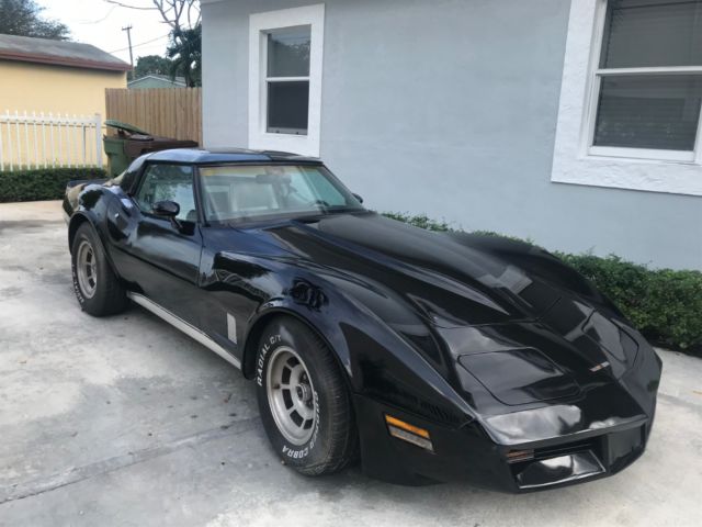1981 Black Chevrolet Corvette