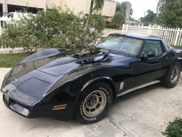 1981 Black Chevrolet Corvette