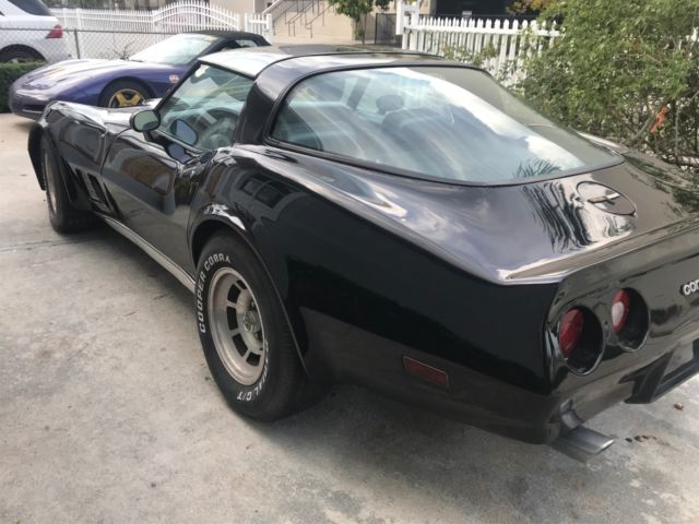 1981 Black Chevrolet Corvette