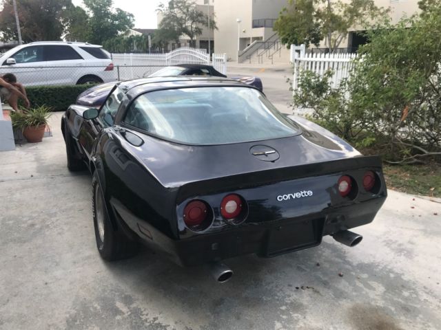 1981 Black Chevrolet Corvette
