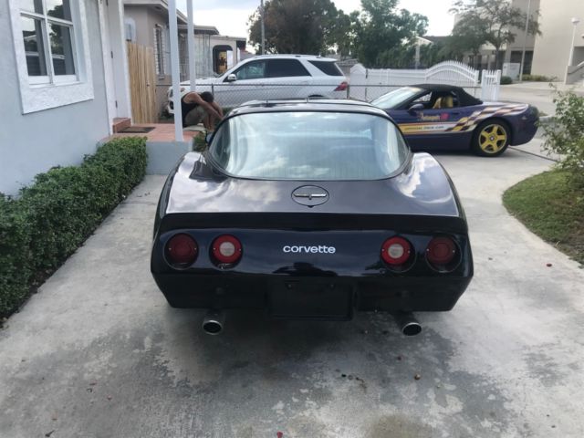 1981 Black Chevrolet Corvette