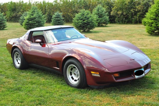 1981 Mahogany Metallic Chevrolet Corvette Coupe