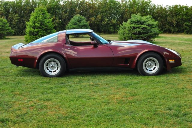 1981 Mahogany Metallic Chevrolet Corvette Coupe