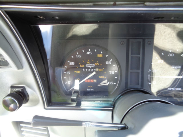 1981 Silver Chevrolet Corvette Coupe