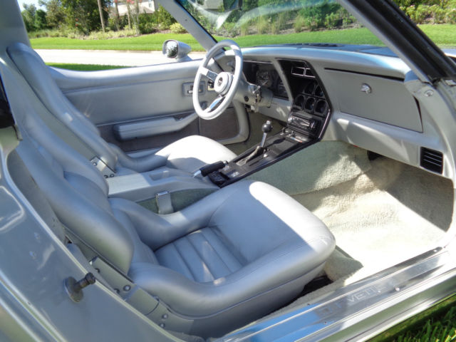 1981 Silver Chevrolet Corvette Coupe