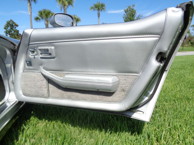 1981 Silver Chevrolet Corvette Coupe