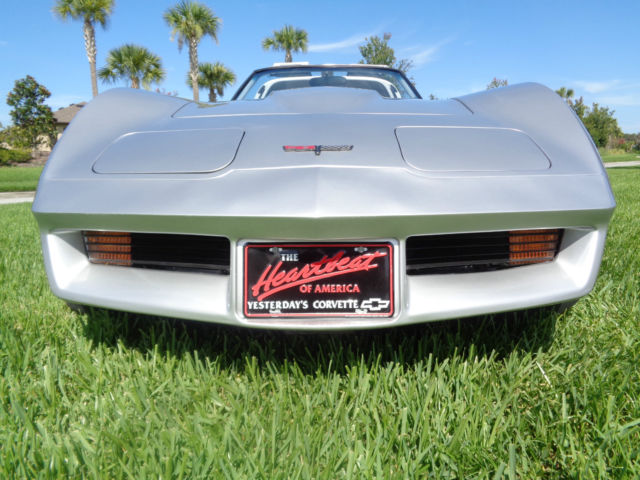 1981 Silver Chevrolet Corvette Coupe