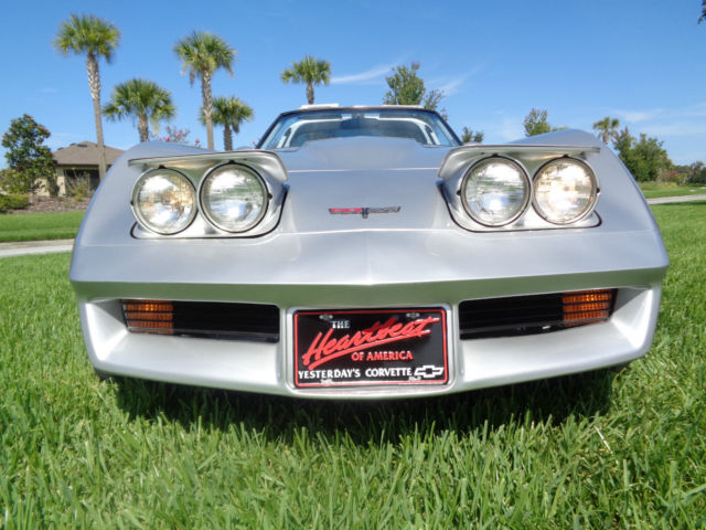 1981 Silver Chevrolet Corvette Coupe
