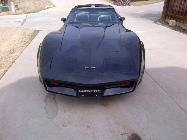 1981 Black Chevrolet Corvette