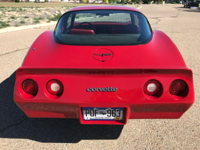 1981 Red Chevrolet Corvette Coupe