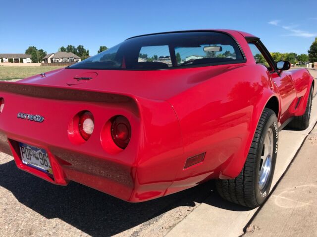 1981 Red Chevrolet Corvette Coupe