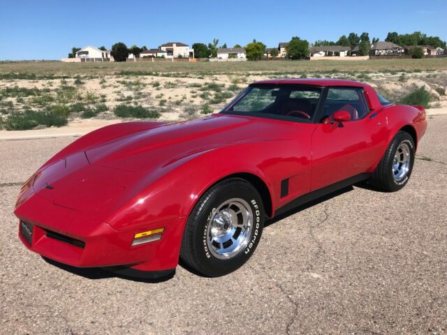 1981 Red Chevrolet Corvette Coupe