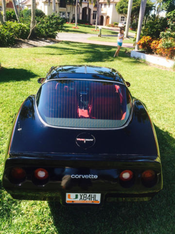 1981 Black Chevrolet Corvette Coupe
