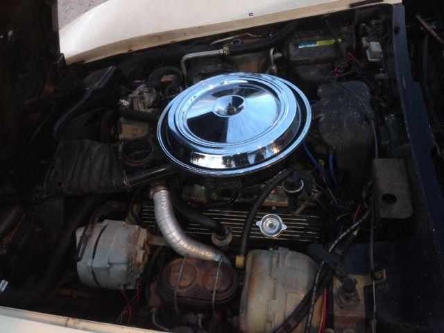 1981 Two tone tan/brown Chevrolet Corvette Coupe