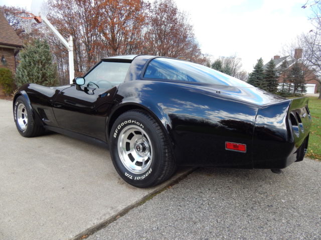1981 Black Chevrolet Corvette Coupe