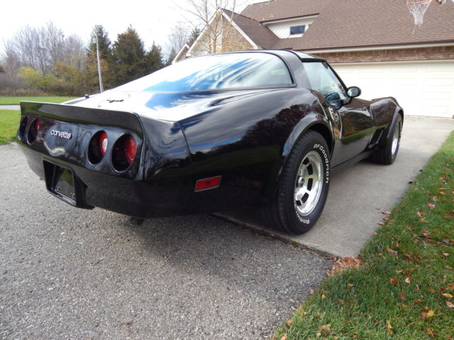 1981 Black Chevrolet Corvette Coupe