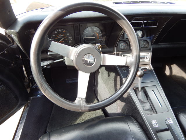 1981 Black Chevrolet Corvette Coupe
