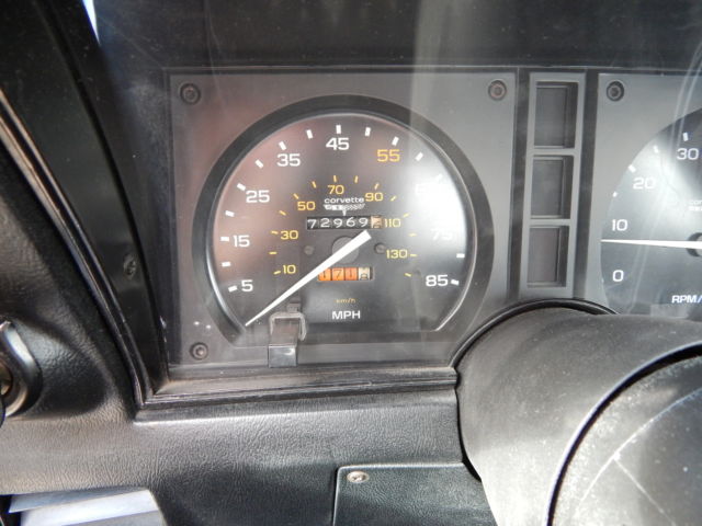 1981 Black Chevrolet Corvette Coupe