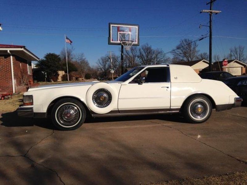 1981 White Cadillac Seville Coupe