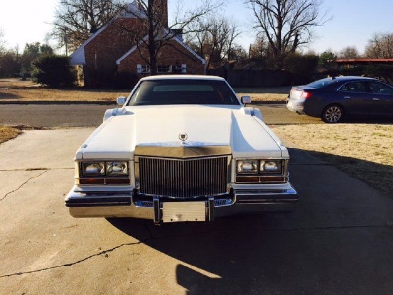 1981 White Cadillac Seville Coupe