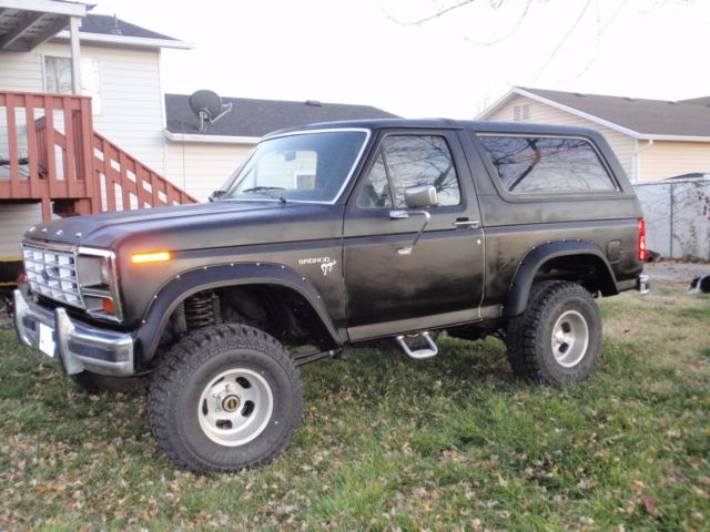 1981 Black / Black Ford Bronco