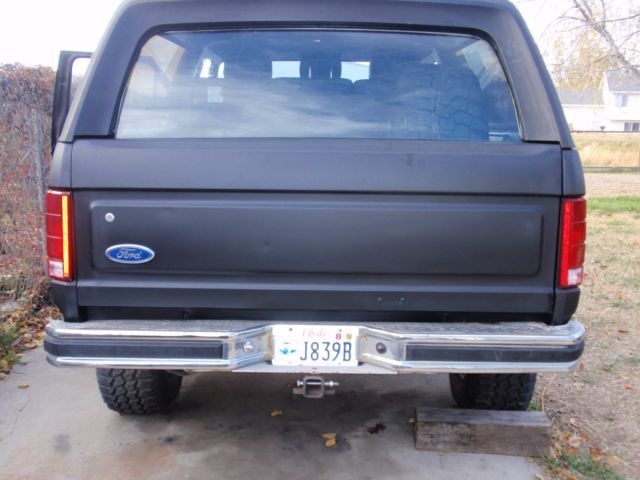 1981 Black / Black Ford Bronco
