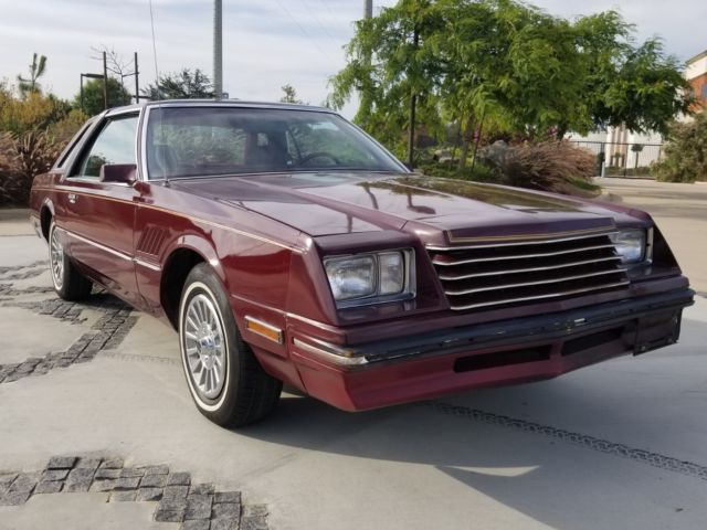 1981 Burgundy Dodge Other Coupe