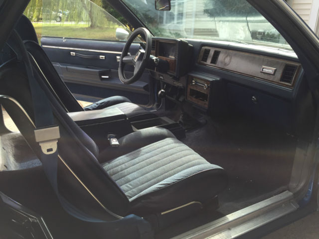 1981 Two Tone Silver and Blue Chevrolet El Camino 2 Door