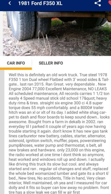 1978 Red Ford F-350 Coupe