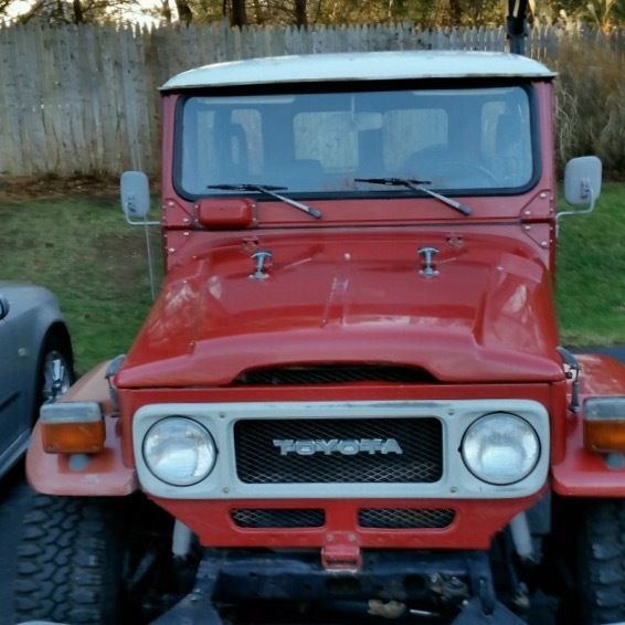 1981 Red Toyota Land Cruiser