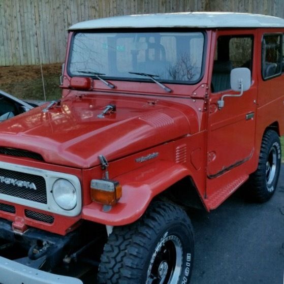1981 Red Toyota Land Cruiser