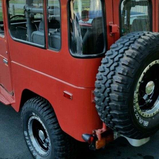 1981 Red Toyota Land Cruiser